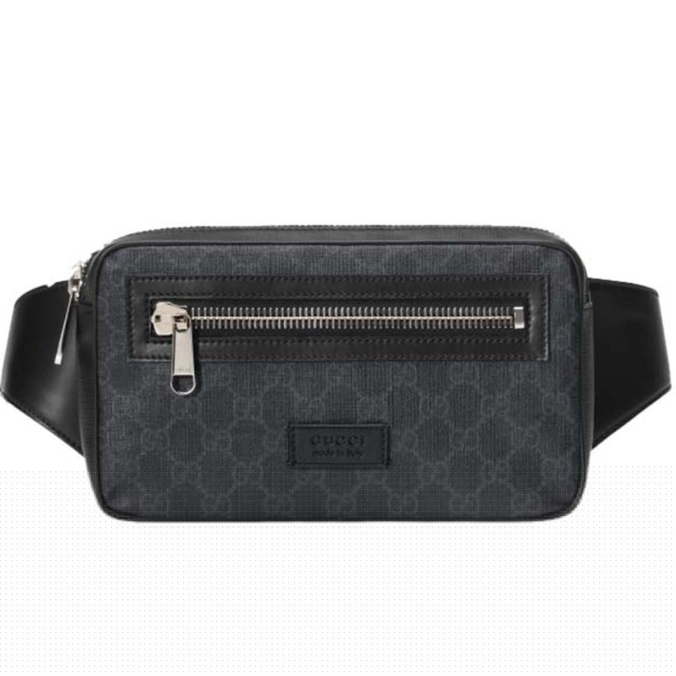 G*u*i gg black belt bag ‎474293  (24*14*5.5cm)